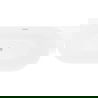 Mexen Oval Slim voľne stojaca blízko steny vaňa 170 x 80 cm, biela, prepad brúsený nikel - 52661708000-97