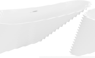 Mexen Dora voľne stojaca vaňa 170 x 75 cm, biela, biely prepad - 52071707500-20