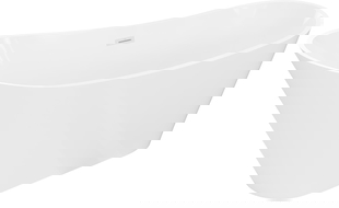 Mexen Dora voľne stojaca vaňa 170 x 75 cm, biela, prepad biely - 52071707500-20