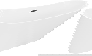 Mexen Dora voľne stojaca vaňa 170 x 75 cm, biela, prepad čierny - 52071707500-70