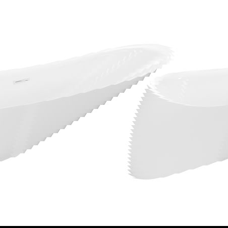 Mexen Lotos voľne stojaca vaňa 140 x 75 cm, biela, biely prepad - 52051407700-20