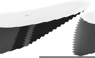 Mexen Lotos voľne stojaca vaňa 140 x 75 cm, biela/čierna, biely prepad - 52051407775-20