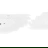 Mexen Lotos voľne stojaca vaňa 140 x 75 cm, biela/čierna, prepad gun gray brúsený - 52051407775-66