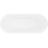 Mexen Lotos voľne stojaca vaňa 150 x 75 cm, biela, biely prepad - 52051507700-20
