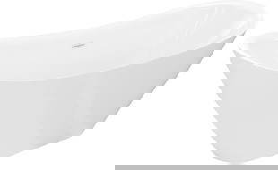 Mexen Lotos voľne stojaca vaňa 150 x 75 cm, biela, biely preliv - 52051507700-20