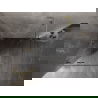 Mexen Lunar L Duo sprchový kút so závesnými dverami 120 x 120 cm, priehľadný, zlatý kartáčovaný - 834L-120L-120P-55-00