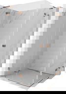 Mexen Lunar L Duo sprchová kabína otváracia ľavá 95 x 85 cm, transparentné, ružové zlato - 834L-095L-085P-60-00