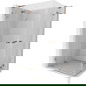 Mexen Lunar L Duo sprchová kabína s otváracími dverami 115 x 80 cm, priehľadná, ružové zlato - 834L-115L-080P-60-00