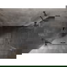 Mexen Lunar Duo výklopná sprchová zástena 120 x 70 cm, priehľadná, brúsená zbraňová šedá - 834-120L-070P-66-00