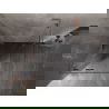 Mexen Lunar L Duo sprchový kút otvárací 100 x 100 cm, transparentný, brúsená meď - 834L-100L-100P-65-00