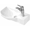 Mexen Hugo umývadlo na doske ľavé 45 x 24 cm, biele - 21254500L