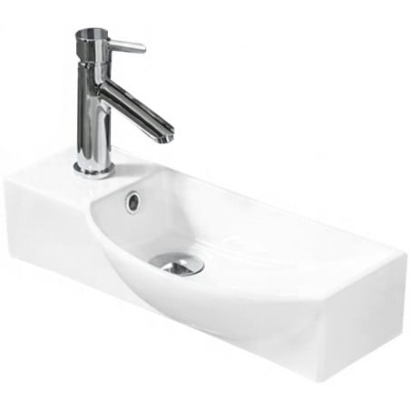 Mexen Hugo umývadlo na dosku pravé 50 x 23 cm, biele - 21255000R