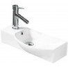 Mexen Hugo pravé umývadlo na dosku 50 x 23 cm, biele - 21255000R
