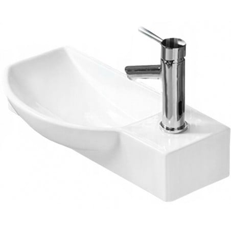 Mexen Hugo umývadlo na dosku ľavé 50 x 23 cm, biele - 21255000L