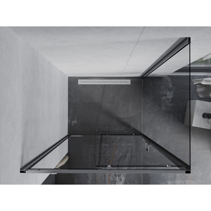 Mexen Apia posuvná sprchová kabína 110 x 70 cm, transparentná, chróm - 840-110-070-01-00