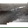 Mexen Lunar Duo sprchový kút s otočnými dverami 100 x 100 cm, priehľadný, kartáčovaný nikel - 834-100L-100P-97-00