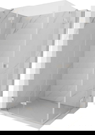 Mexen Lunar Duo sprchový kút s otváracími dverami ľavý 105 x 85 cm, transparentný, brúsený nikel - 834-105L-085P-97-00