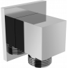 Mexen Cube prípojka v uhle, chróm - 79340-00