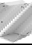 Mexen Lunar L Duo sprchová kabína výklopná ľavá 120 x 75 cm, transparentná, brúsená sivá - 834L-120L-075P-66-00