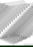 Mexen Lunar otváracia sprchová kabína ľavá 100 x 80 cm, transparentná, chróm - 834-100-080-01-00-L