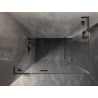 Mexen Lunar L Duo sprchovací kút s otočnými dverami 120 x 110 cm, transparentný, brúsená zbraňová sivá - 834L-120L-110P-66-00