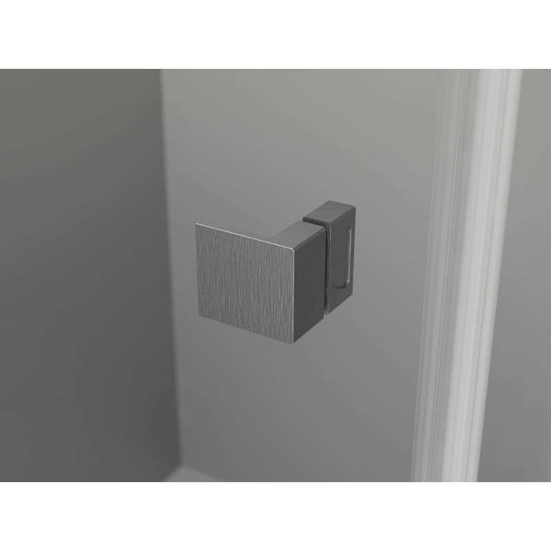 Mexen Lunar L Duo sprchovací kút s otočnými dverami ľavý 120 x 115 cm, transparentný, brúsený gun gray - 834L-120L-115P-66-00