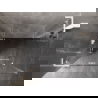 Mexen Lunar L sprchový kút otočný ľavý 100 x 90 cm, transparentný, biely - 834L-100-090-20-00-L