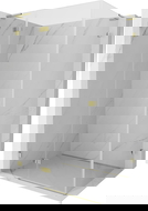 Mexen Lunar L sprchovací kút otočný ľavý 100 x 90 cm, transparentný, zlatý - 834L-100-090-50-00-L