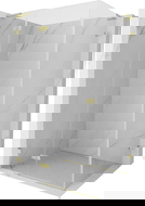 Mexen Lunar L sprchová kabína ľavá 85 x 70 cm, transparentná, zlatá brúsená - 834L-085-070-55-00-L