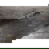 Mexen Lunar L sprchový kút výklopný ľavý 85 x 80 cm, priehľadný, zlatý kefovaný - 834L-085-080-55-00-L