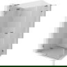 Mexen Lunar L sprchová kabína výklopná ľavá 85 x 80 cm, priehľadná, brúsená pištoľová sivá - 834L-085-080-66-00-L