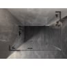 Mexen Lunar L sprchová kabína s otočnými ľavými dverami 90 x 80 cm, transparentná, kartáčovaná gun gray - 834L-090-080-66-00-L