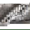 Mexen Lunar L sprchová kabína, pravá, 100 x 70 cm, priehľadná, chróm - 834L-100-070-01-00-P