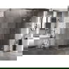 Mexen Lunar L sprchová kabína, pravá, 100 x 70 cm, priehľadná, chróm - 834L-100-070-01-00-P