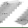 Mexen Lunar L Duo sprchový kút 120 x 80 cm, priehľadný, čierny - 834L-120L-080P-70-00