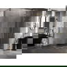 Mexen Lunar L kyvné sprchové dvere pravé 100 x 80 cm, priehľadné, zlaté - 834L-100-080-50-00-P