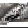 Mexen Lunar L kyvné sprchové dvere pravé 100 x 80 cm, priehľadné, zlaté - 834L-100-080-50-00-P
