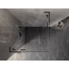 Mexen Lunar L Duo sprchový kút s dverami 85 x 85 cm, transparentný, gun metal - 834L-085L-085P-95-00