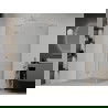 Mexen Roma sprchová kabína, kyvné dvere 70 x 110 cm, transparentnéné, chrómová - 854-070-110-01-00