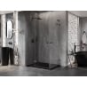 Mexen Lunar L Duo sprchová kútová kabína otváracia 105 x 95 cm, transparentná, gun metal - 834L-105L-095P-95-00