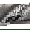Mexen Lunar L sprchový kút s pravými otváracími dverami 80 x 80 cm, priehľadný, brúsený gun gray - 834L-080-080-66-00-P