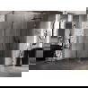 Mexen Lunar L sprchový kút, pravé otváranie 100 x 100 cm, priehľadný, brúsený gun gray - 834L-100-100-66-00-P