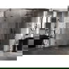 Mexen Lunar L pravá sprchová kabína 85 x 80 cm, priehľadná, čierna - 834L-085-080-70-00-P