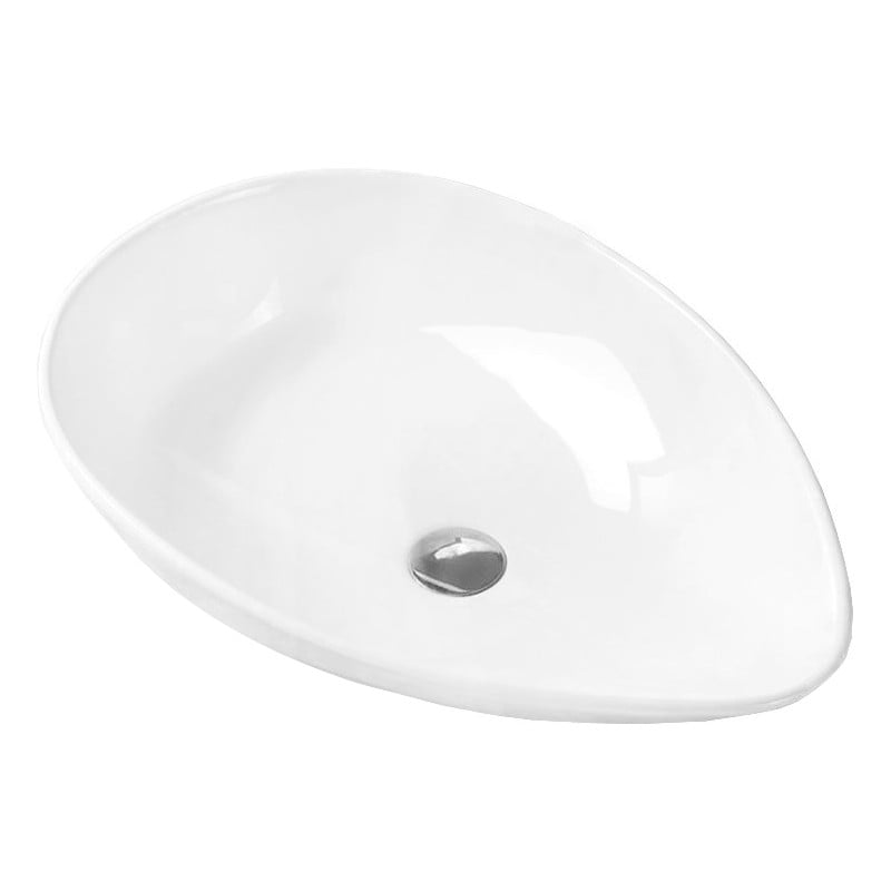 Mexen Livia umyvadlo na dosku 65 x 44 cm, biele - 21416500