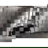 Mexen Lunar L sprchový kút výklopný pravý 70 x 70 cm, transparentný, gun metal - 834L-070-070-95-00-P