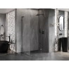Mexen Lunar L pravá sprchová kabína s otváracími dverami 100 x 90 cm, transparentná, gun metal - 834L-100-090-95-00-P