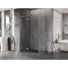Mexen Lunar L Duo sprchovací kút s otočnými dverami 90 x 70 cm, transparentný, brúsený nikel - 834L-090L-070P-97-00