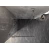 Mexen Lunar L Duo sprchový kút 90 x 90 cm, priehľadný, brúsený nikel - 834L-090L-090P-97-00