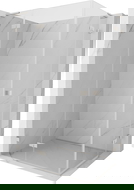 Mexen Lunar L Duo sprchová kabína posuvná ľavá 110 x 70 cm, transparentná, brúsený nikel - 834L-110L-070P-97-00