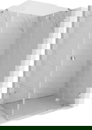 Mexen Lunar sprchovací kút pravý 95 x 80 cm, transparentný, chróm - 834-095-080-01-00-P